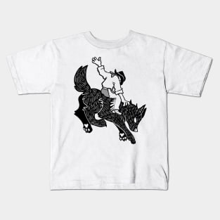 Ride the Wolf! Kids T-Shirt